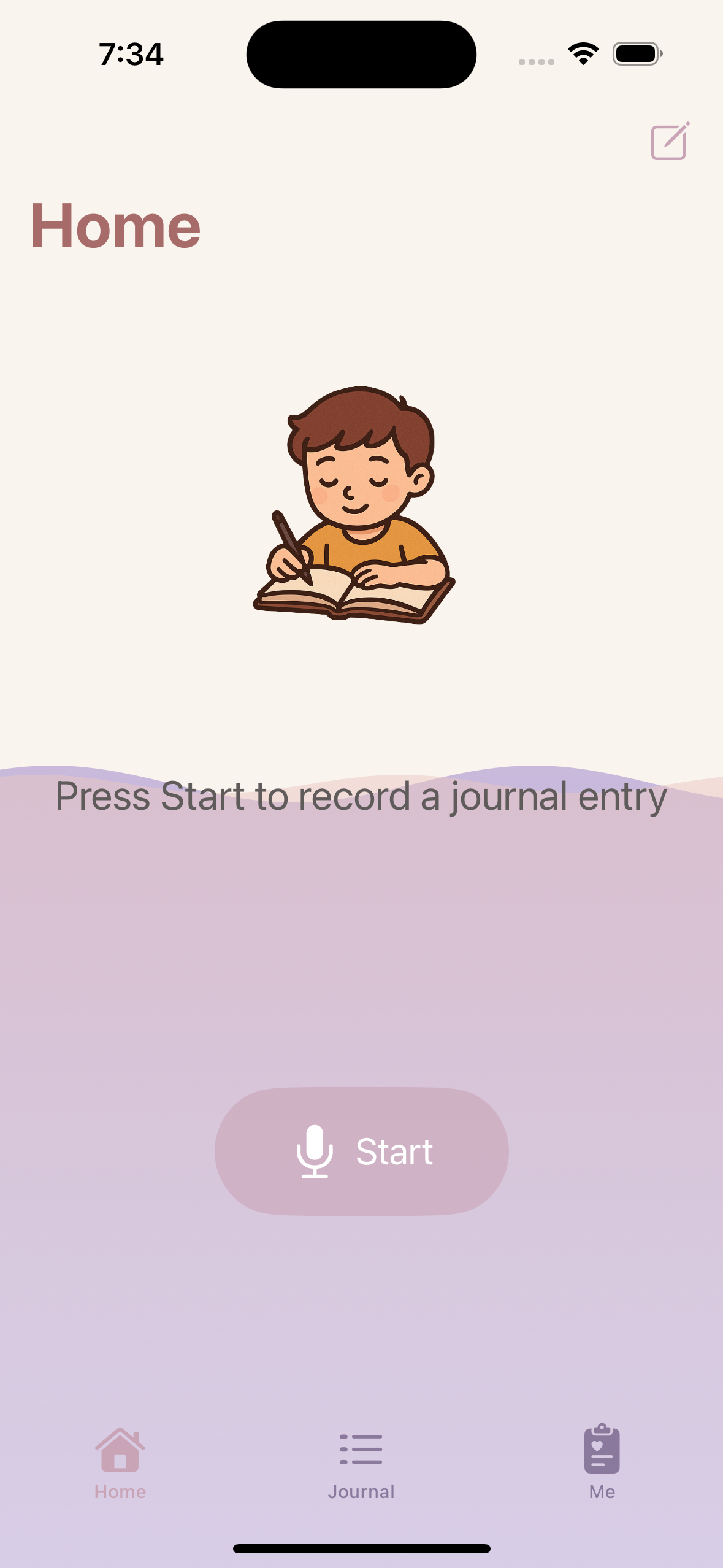 Theo App Interface